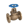 Globe valve Type: 1270DIN Bronze/Bronze Fixed disc Straight PN16 Flange DN15
